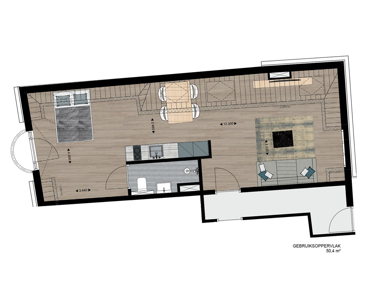 Studio Plattegrond App 205